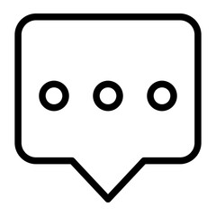 message line icon