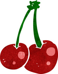 cartoon cherries