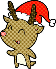 cartoon christmas reindeer