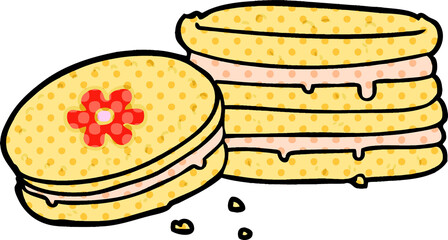 cartoon biscuit