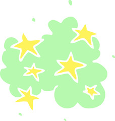 cartoon doodle stars