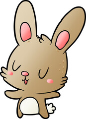 cute cartoon rabbit