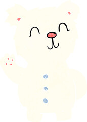 cartoon polar bear