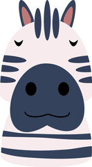 Zebra . Sleeping animals .