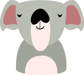 Koala bear . Sleeping animals .