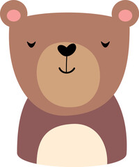 Bear . Sleeping animals .