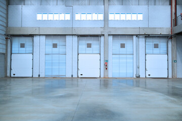 doors in warehouse