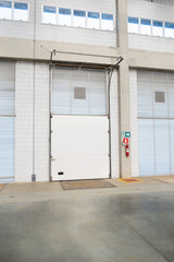Obraz na płótnie Canvas door with garage