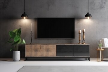Luxurious Elegant Living Room Decor. Generative AI