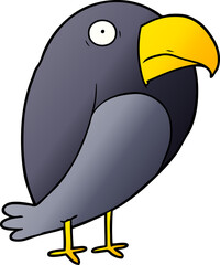 cartoon crow