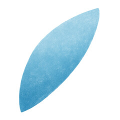 Hand drawn tropical leaf modern illustration. Trendy gradient textured drawing.