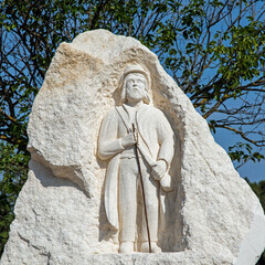 Statue de berger.