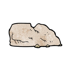 cartoon rock