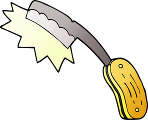 cartoon doodle sharp razor