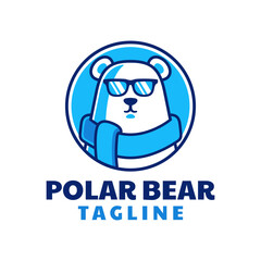 Cool Polar Bear Logo Design