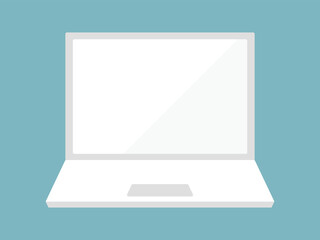 シンプルなノートパソコン