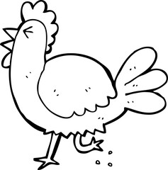 cartoon rooster
