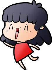cartoon woman
