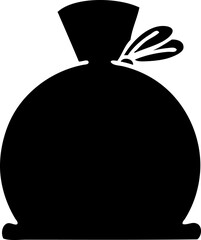 flat symbol of a bag