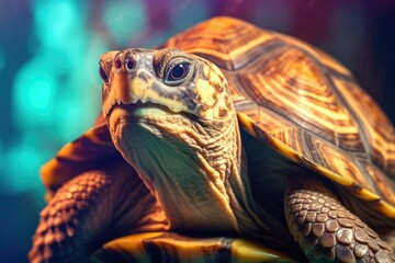 Fototapeta premium Glowing Beauty of a Turtle