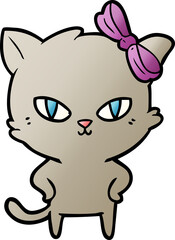 cute cartoon cat