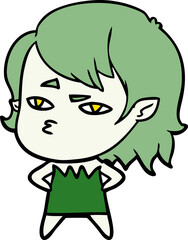 cartoon vampire girl