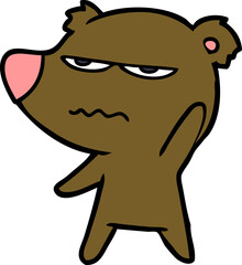 annoyed bear cartoon