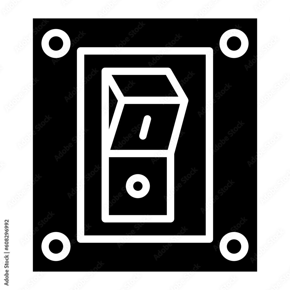 Sticker vector design switch icon style