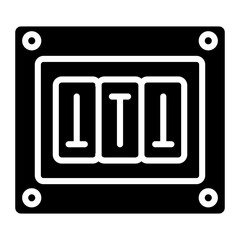 Vector Design Fuse Box Icon Style