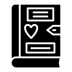 Obraz premium Vector Design Diary Icon Style