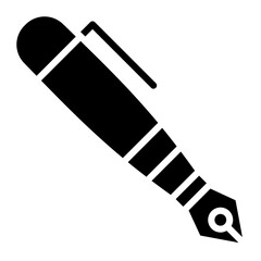 Vector Design Fountain Pen Icon Style