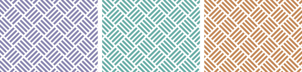 日本の伝統的な模様。四崩し模様。和柄パターン素材。