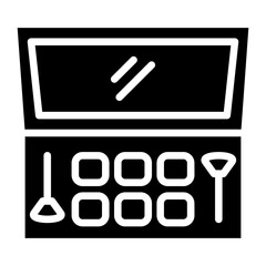 Vector Design Makeup Palette Icon Style