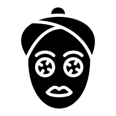 Vector Design Face Mask Icon Style