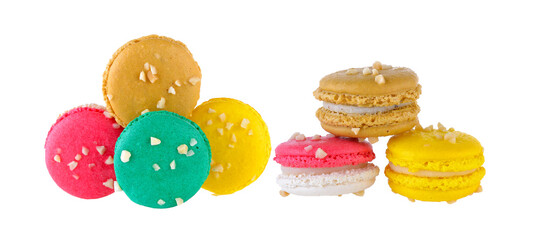  macaroons on transparent png