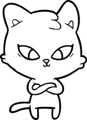 cute cartoon cat