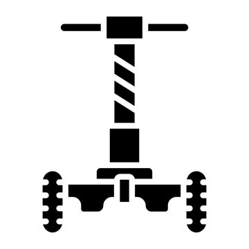 Vector Design Police Segway Icon Style