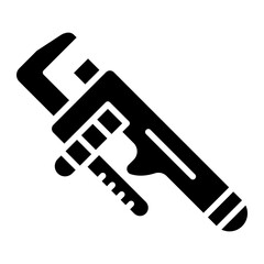 Vector Design Pipe Wrench Icon Style