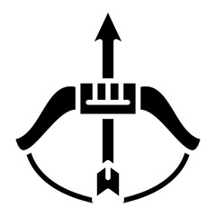 Vector Design Crossbow Icon Style