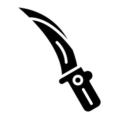 Vector Design Melee Weapon Icon Style