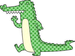 cartoon crocodile