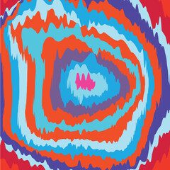 Psychedelic spiral illusion vector. melting circles groovy background 