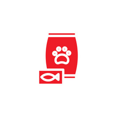 Pet Dog Food Solid Icon