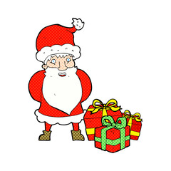 cartoon santa claus