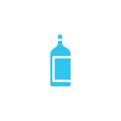 Alcohol Bottle Drink Solid Icon