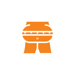 Big Fat Human Solid Icon