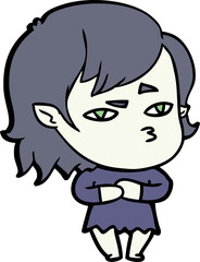 cartoon vampire girl