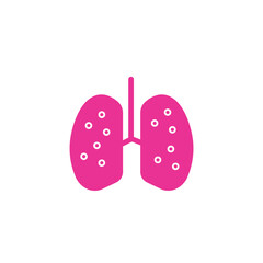 Body Cancer Lung Solid Icon