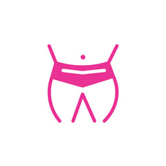 Body Fat Obesity Solid Icon