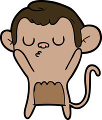 cartoon monkey